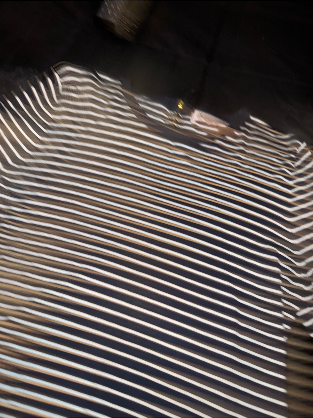Philosophy Striped Short Sleeve Tee - Navy and White